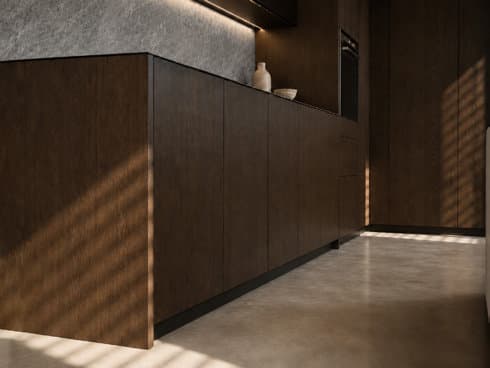 Plinth and leg