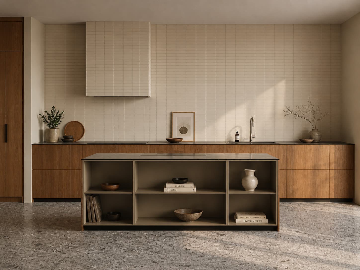 A DSGN kitchen in a loft apartment
