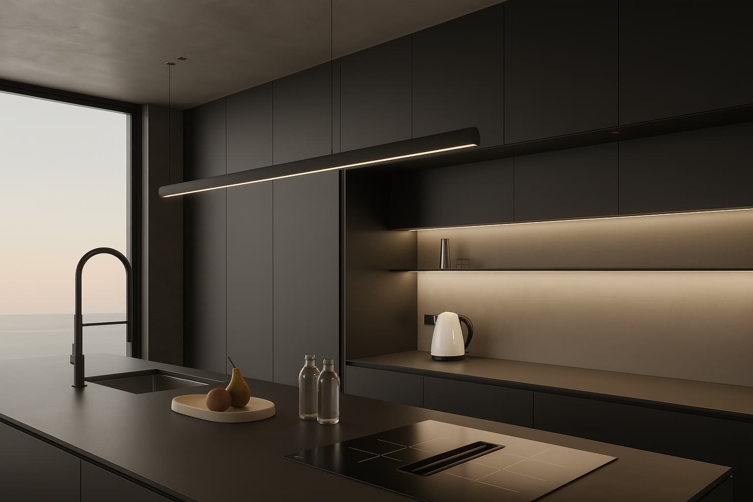 Kitchen configuration in a Singapore home